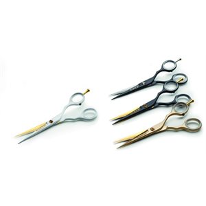 KIEPE #2445 SCISSORS BLACK-GOLD 5.5"